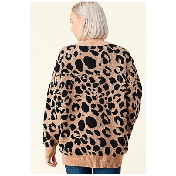 ❄️MOCHA LEOPARD SWEATER - Picture 6 of 9